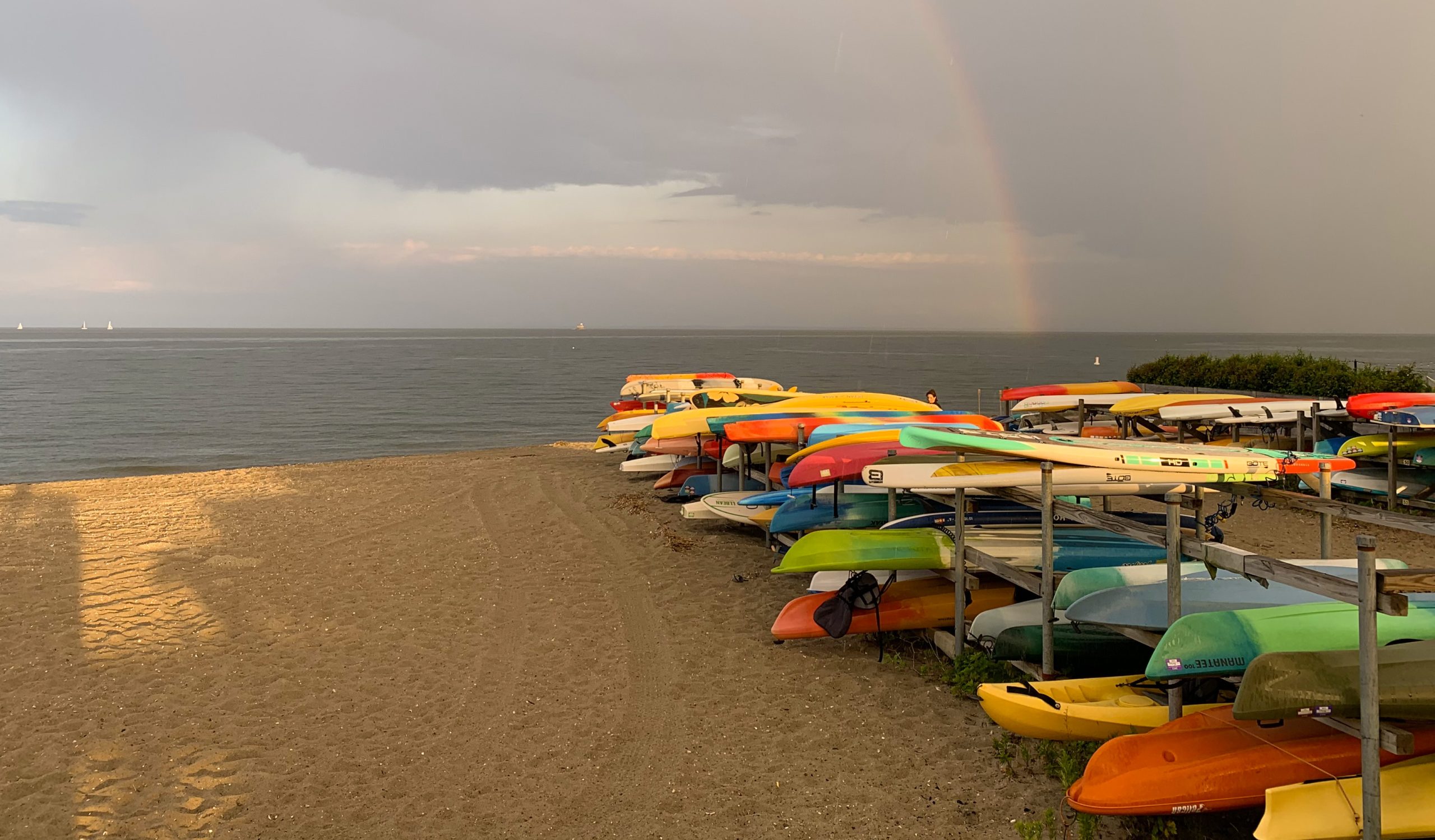 Fairfield Beach after a storm